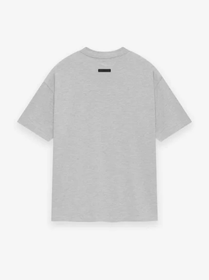 Essentials Heather Light Sky Tee