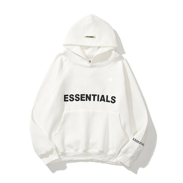 ESSENTIALS Oversized White Hoodie ESSENTIALS Oversized White Hoodie