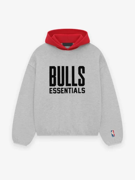 Essentials Bulls Light Heather Hoodie