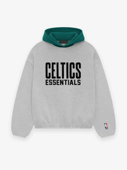 Essentials Celtics Light Heather Hoodie