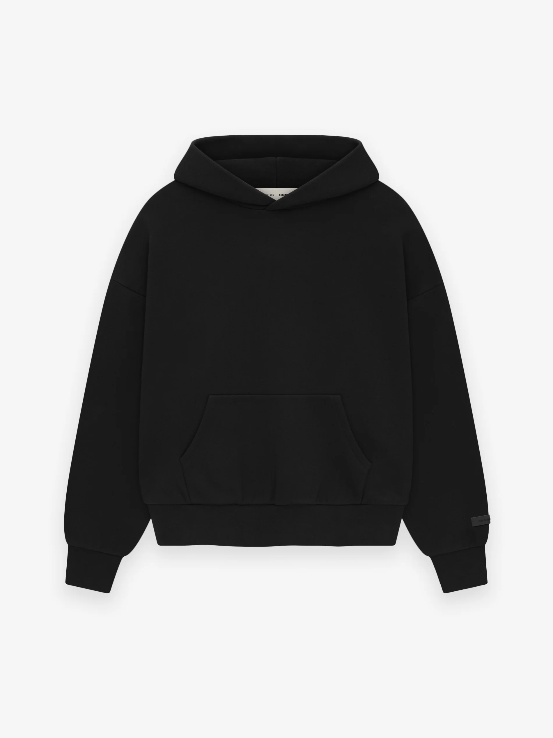 Essentials Classic Hoodie Black (2) Essentials Classic Hoodie Black