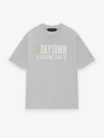 Essentials Heather Light Sky Tee