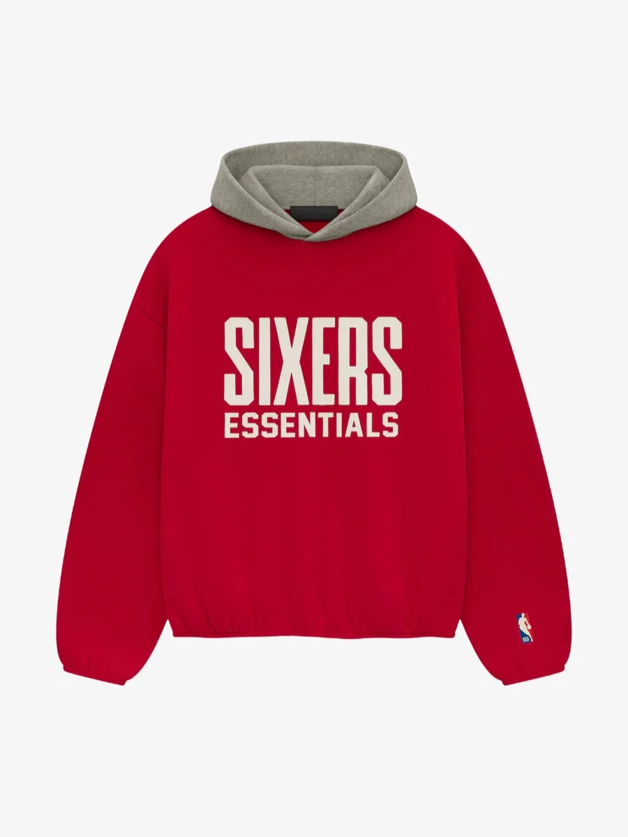 Essentials Sixers Hoodie Pullover – Red Essentials Sixers Hoodie Pullover – Red