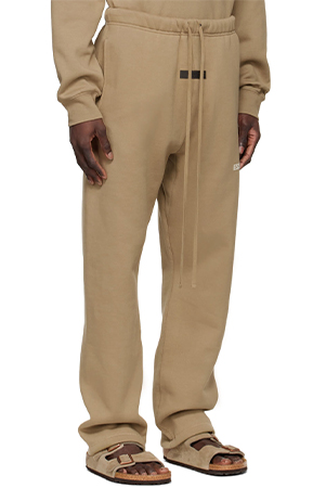 Essentials Tan Cotton Pant Lounge
